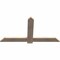 Ekena Millwork Eugene Smooth Timber Gable Bracket, Douglas Fir, 60"W x 32"H x 1 1/2"D x 5 1/2"F, 13/12 Pitch GBW060X32X0206EUG00SDF - alternate 5